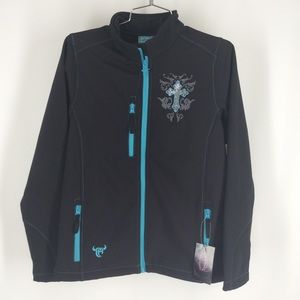 Used Cowgirl Hardware soft shell jacket, size M no tag.